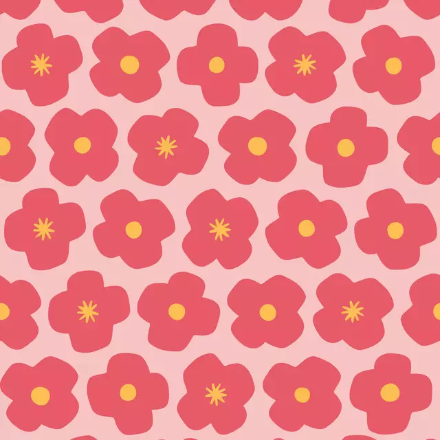 Kissen Blumen rosarot