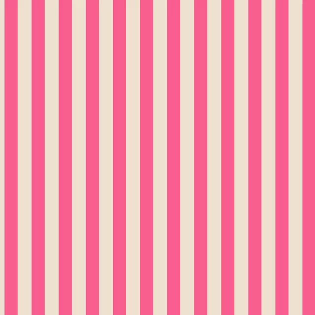 Kissen Pink auf Beige Streifen