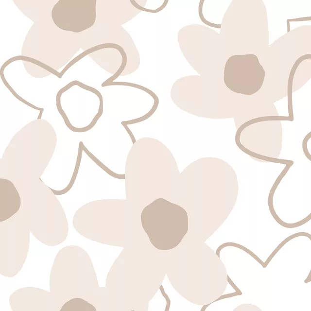 Tischset Spring Flower Pattern beige