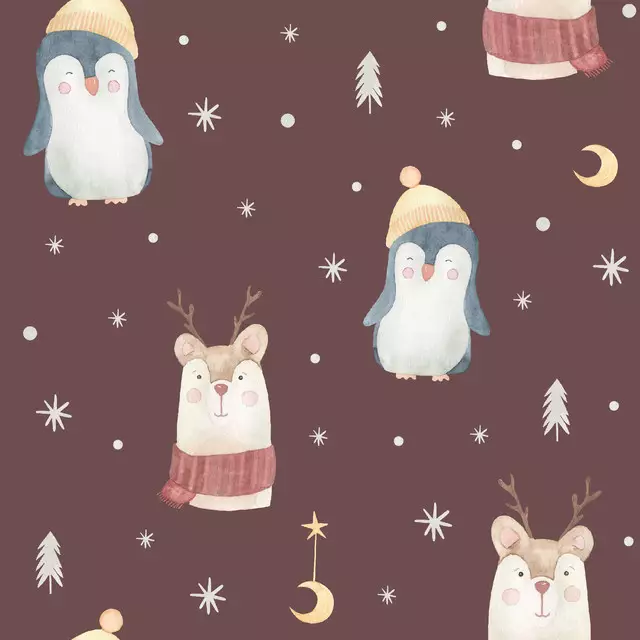 Tischdecke Winterfreunde
