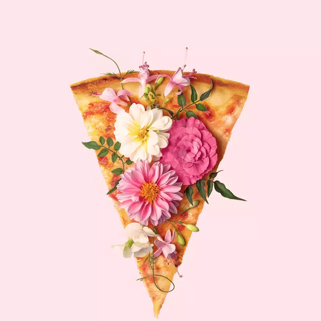Kissen Floral Pizza