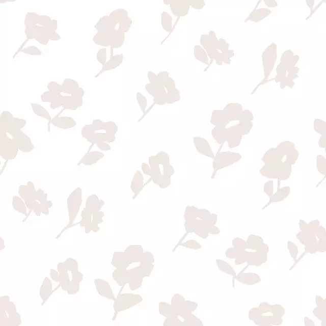 Kissen Kleine Blumen Beige