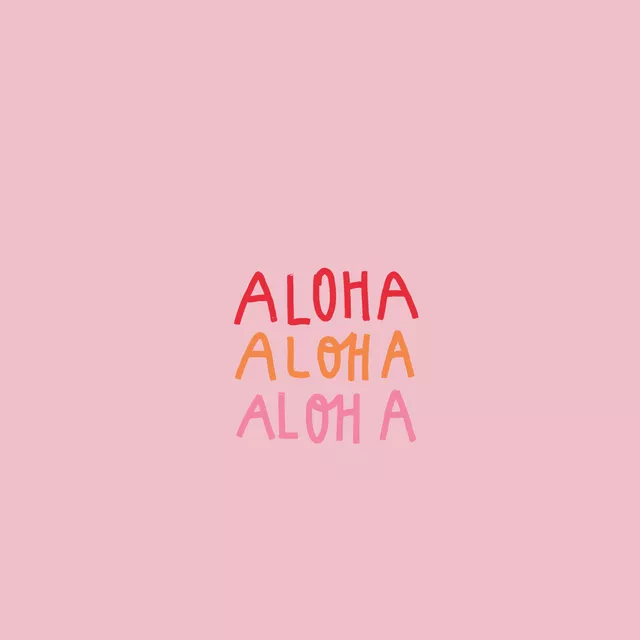Geschirrtuch Aloha Trio Pink