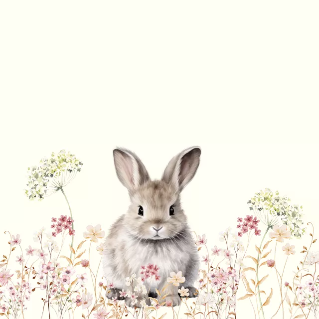 Kissen Cottage Spring Bunny Wiese
