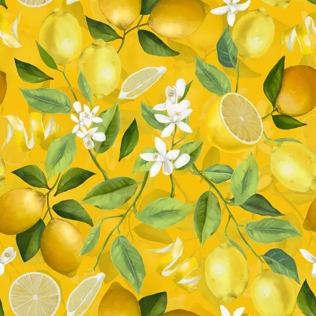 Tischdecke Zitronen Limonade