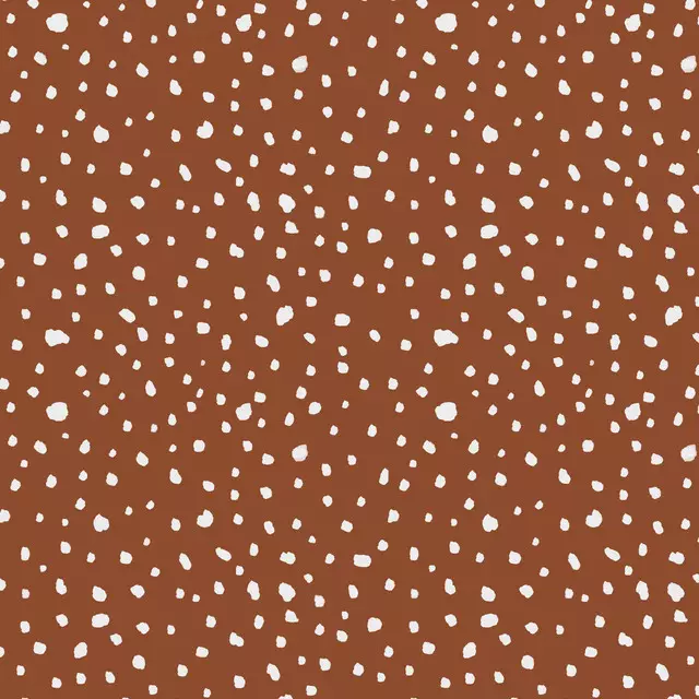 Kissen Brown Dots