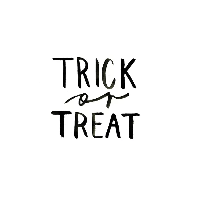 Geschirrtuch Halloween Trick or Treat