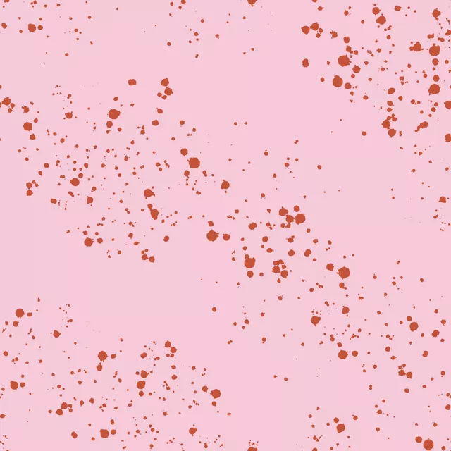 Dekovorhang Kleckse rosa orange