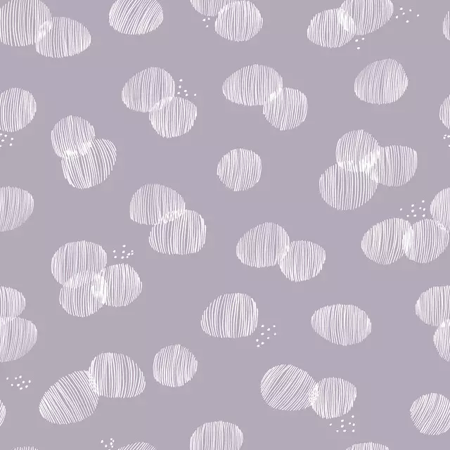 Bankauflage Line Art | Dots | lavender
