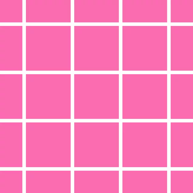 Kissen Pink Grid mit Weiß