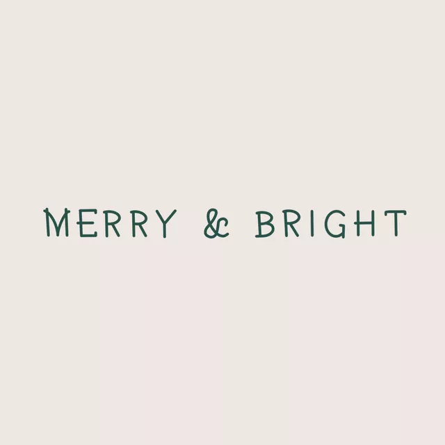 Servietten Merry & Bright