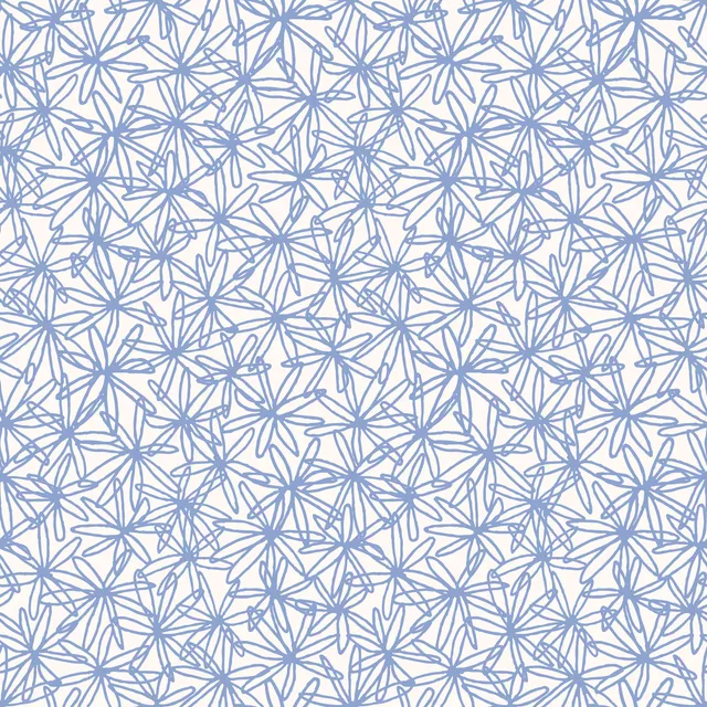 Tischset Floral Net blau beige