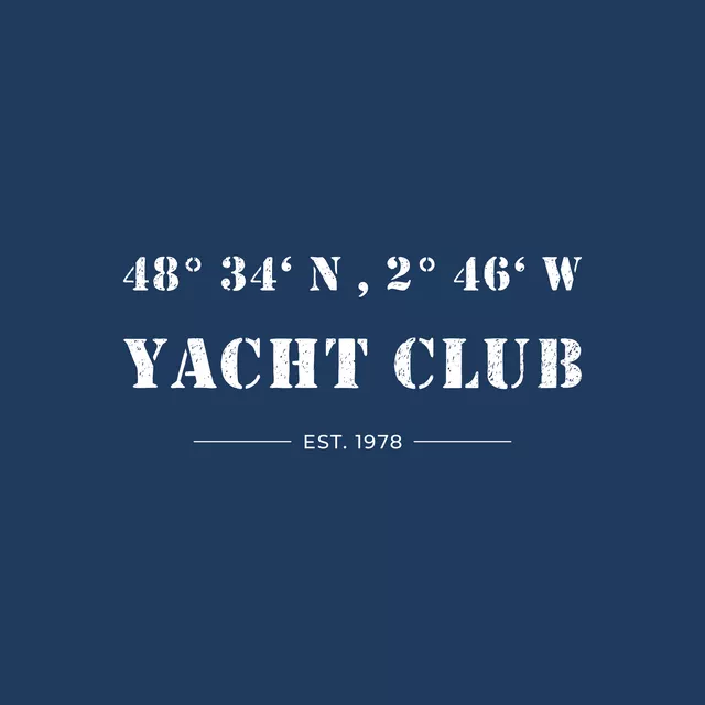Kissen Yacht Club Navy Blau