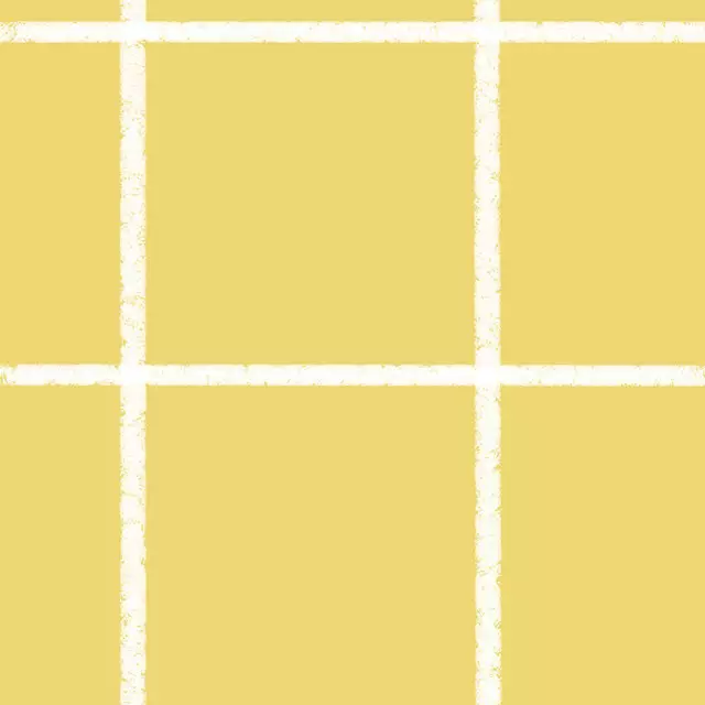 Bankauflage Grid Yellow