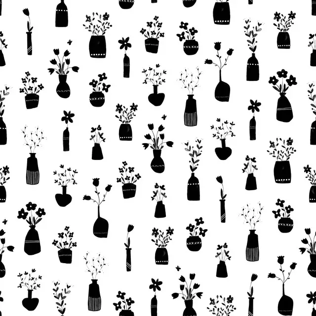 Tischdecke Wiesenblumen in Vase 1