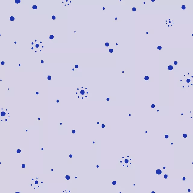 Tischläufer Sun Dots | lavendel blau