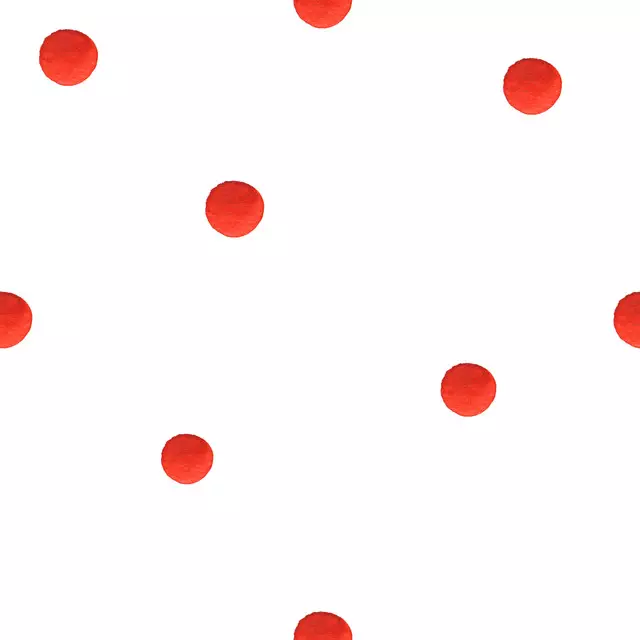 Tischdecke Little Dots Red Brown