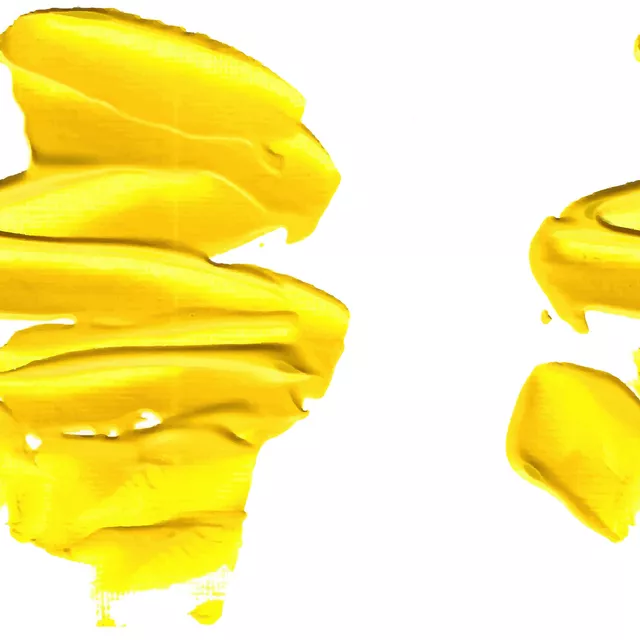 Kissen Abstraktes Gelb