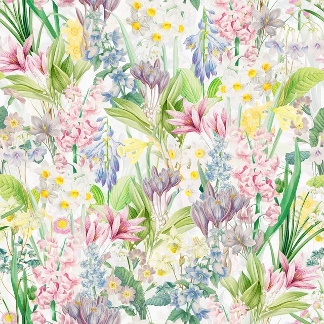 Tischläufer Frühlings Vintage Blumen