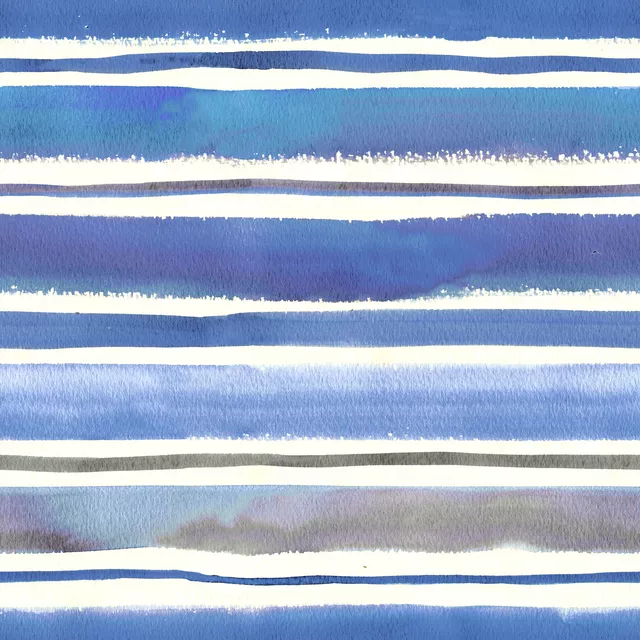 Tischset Sea Stripes Ocean blue