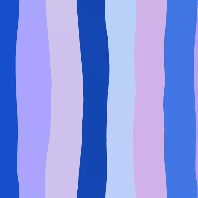 Tischset Multicolor Streifen Blau Lila