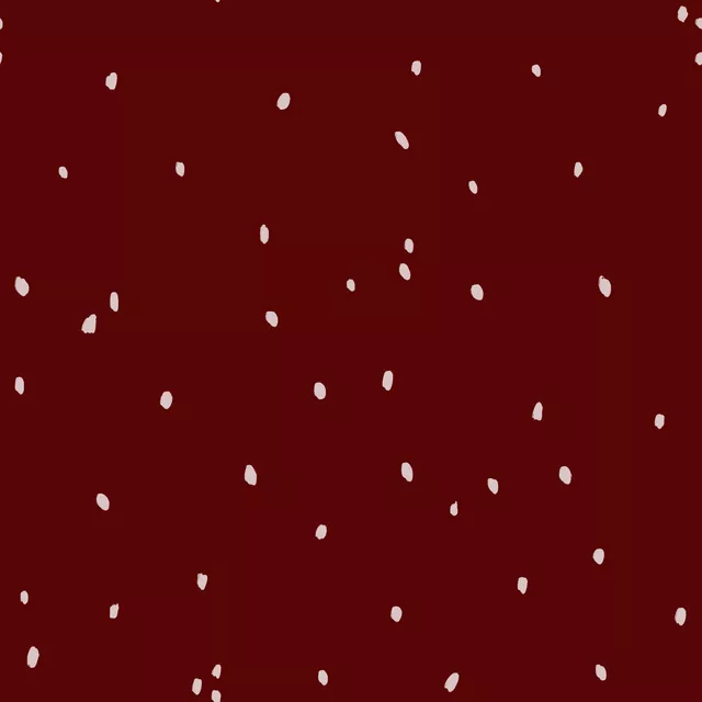 Tischdecke Schneeflocken Rot