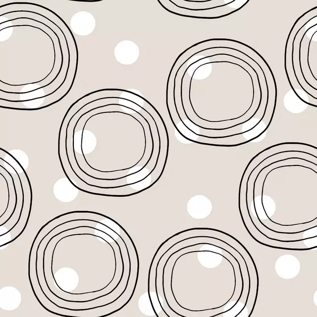 Tischläufer Lines and Circles