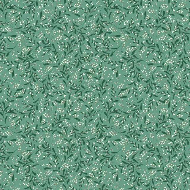 Tischdecke Under the Mistletoe Green