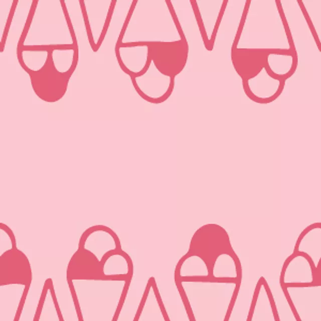 Kissen Ice Cream Cones pink