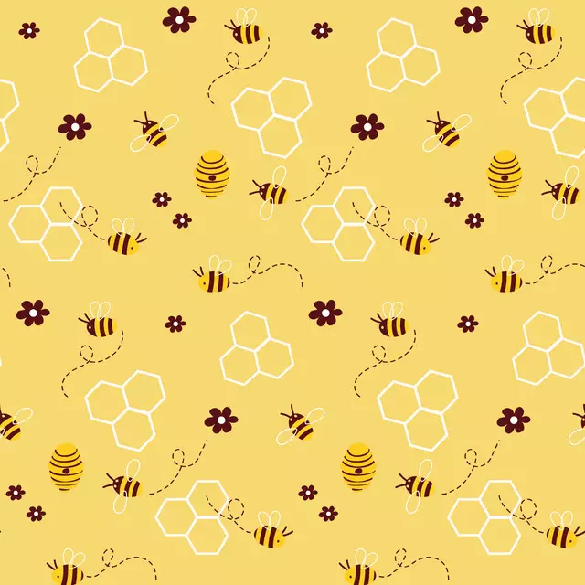 Bodenkissen Happy Honig Bienen