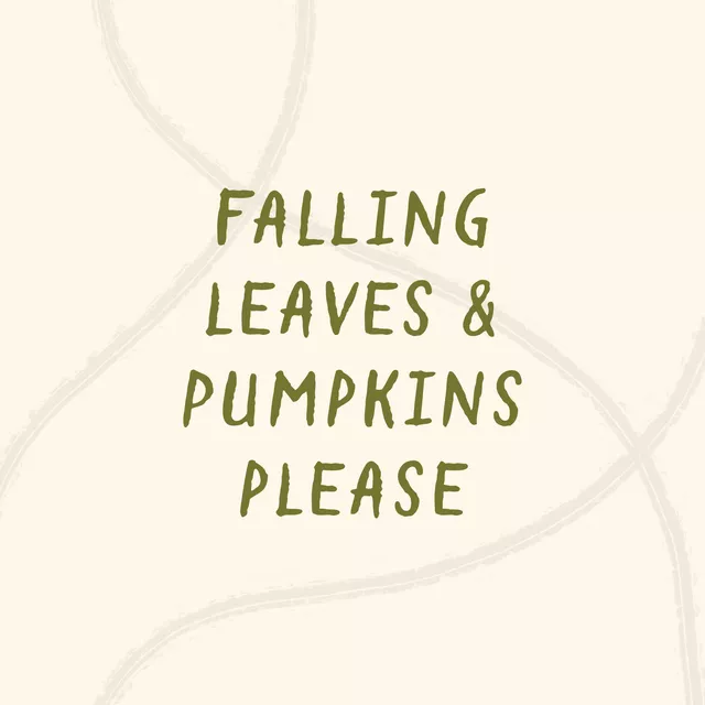Kissen Falling Leaves Quote
