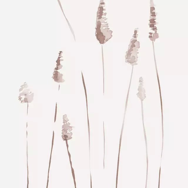 Dekovorhang Watercolor reeds
