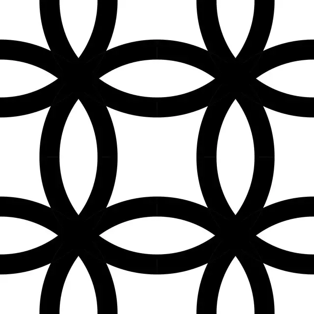 Tischläufer Minimalist Pattern 1 Black