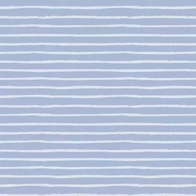 Dekovorhang Stripes Streifen white on blue
