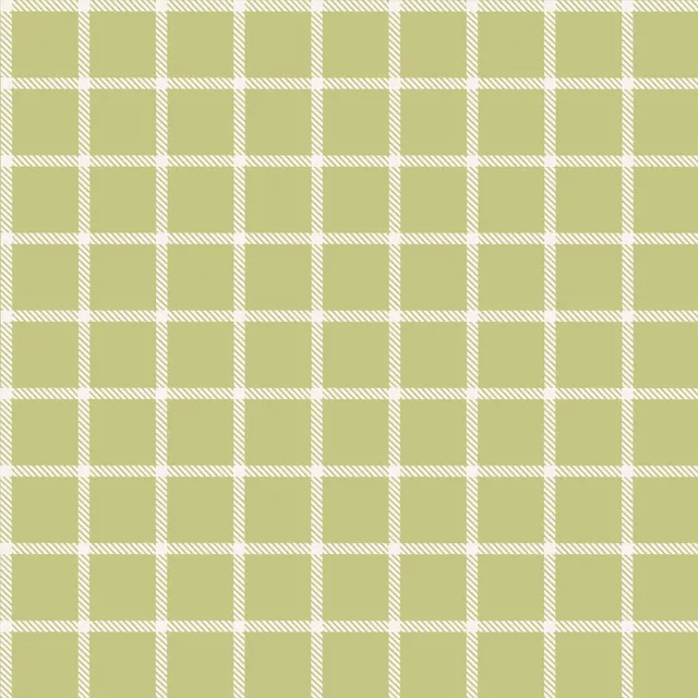 Bodenkissen Grün Weiß Gingham Grid