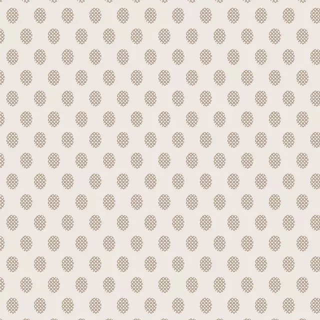 Tischdecke Eier Kreuzstich Naturbeige