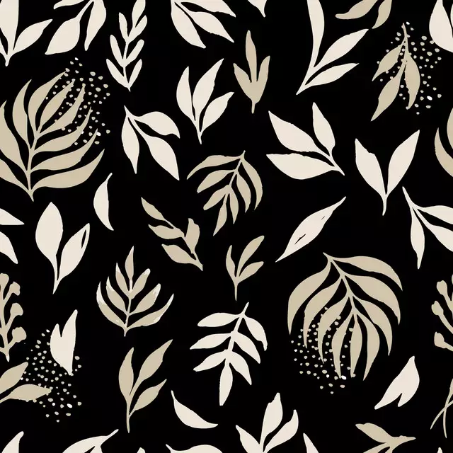 Tischset Black Garden
