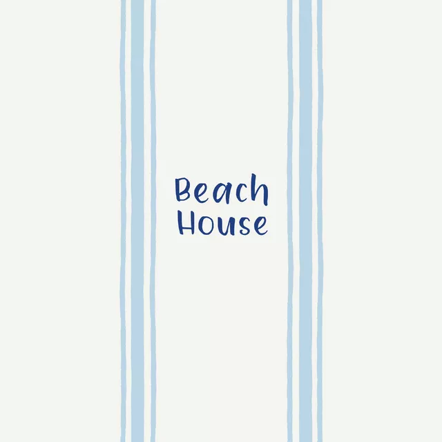 Textilposter Beach House