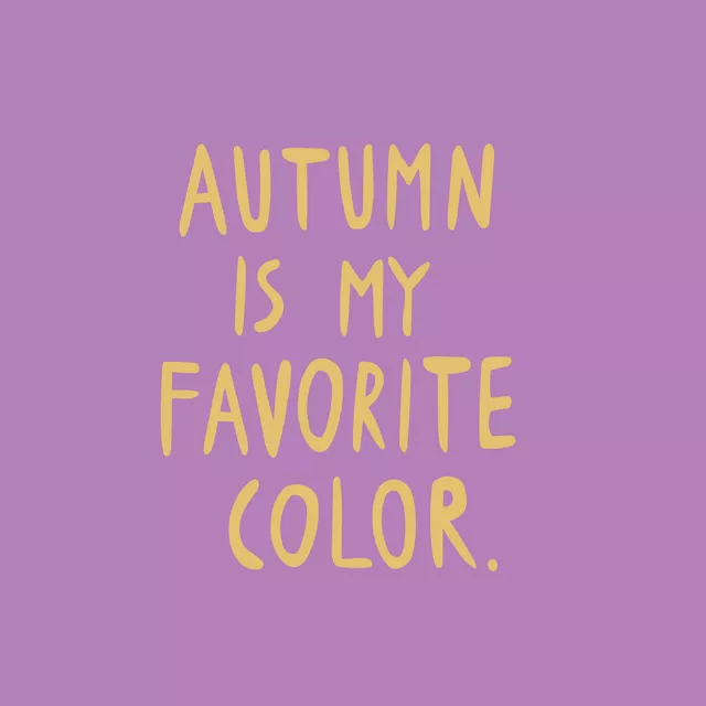 Kissen Autumn Favorite Color Violet