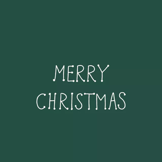 Bodenkissen Merry Christmas dunkelgrün