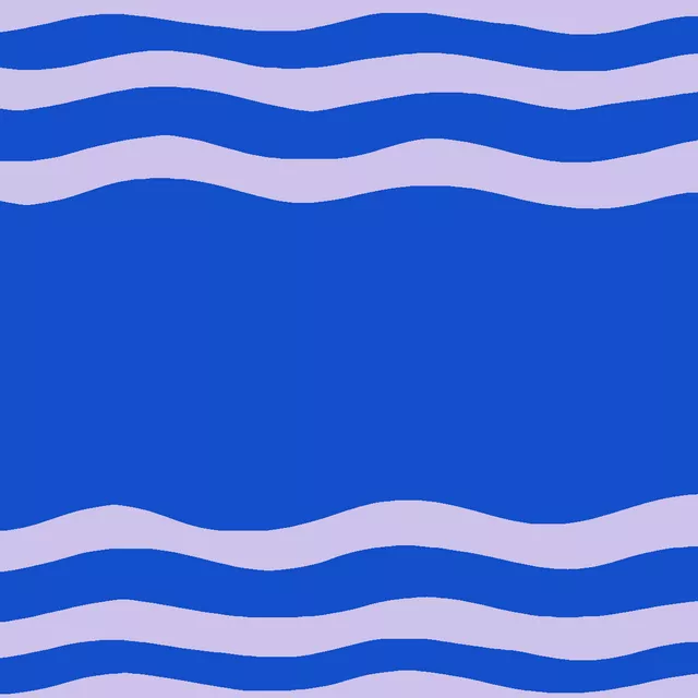 Sitzkissen Wellen Streifen Blau Lila