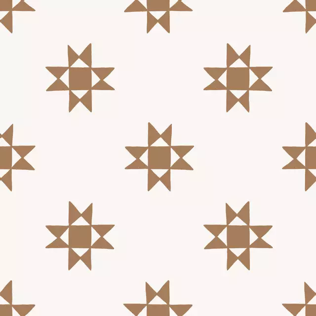 Bettwäsche Paper Star brown