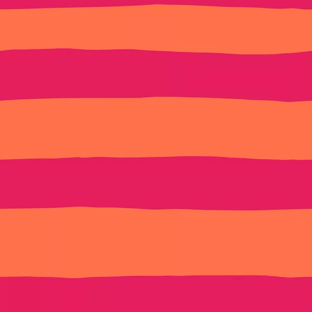 Tischdecke Bold Stripe rot orange No1