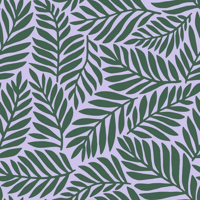 Kissen Palmenblätter Grün