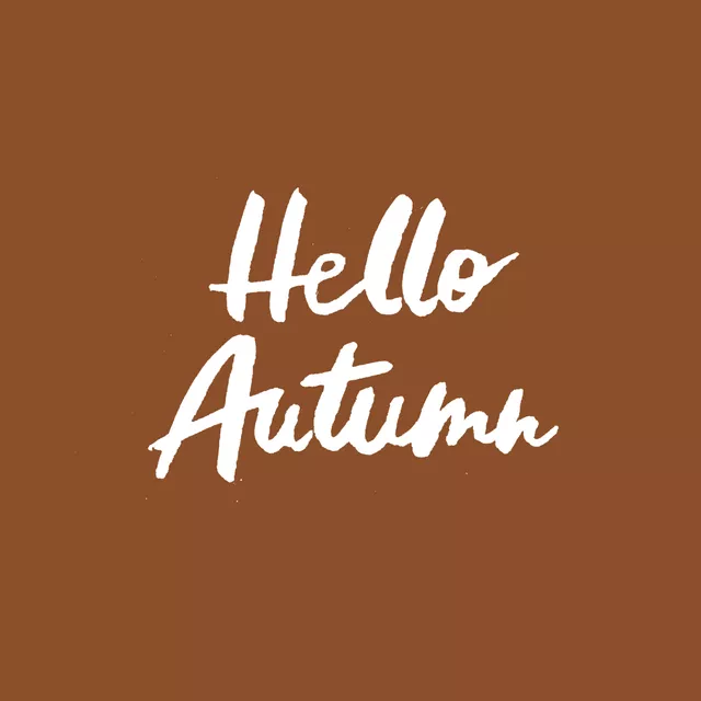 Sitzkissen Cosy Autumn Hello Autumn braun