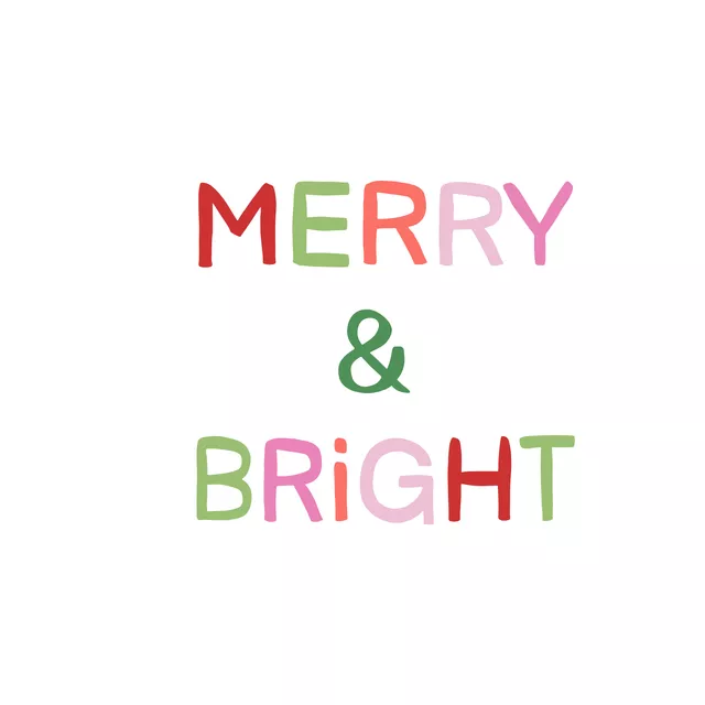 Kissen Merry and Bright
