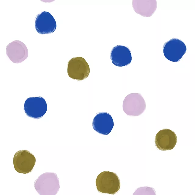 Dekovorhang Watercolor Dots | 2