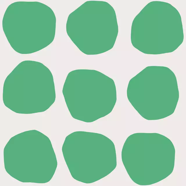 Kissen Green Dots