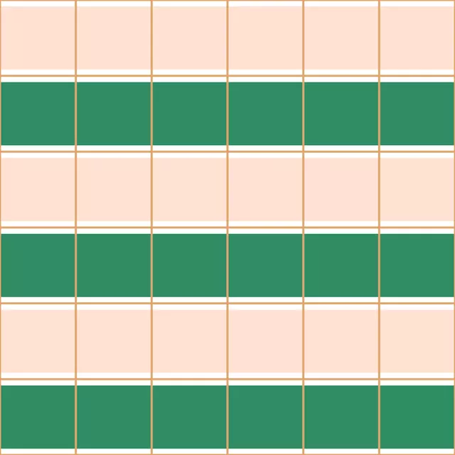 Sitzkissen Stripes Crossed Green