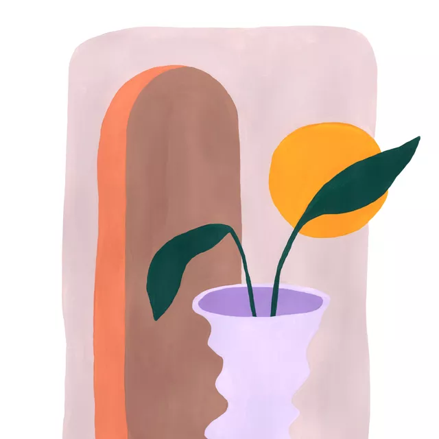 Kissen Strelitzia & Sunshine